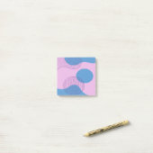 Pastel synthwave vaporwave retro post it notes ポストイット (デスク上)