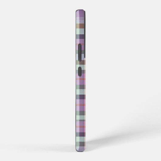 Pastel Tartan Plaid Pattern Design Samsung Galaxyケース (右側面)