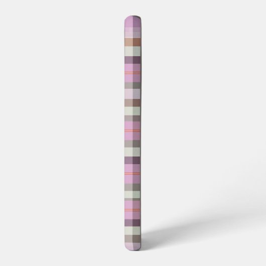 Pastel Tartan Plaid Pattern Design Samsung Galaxyケース (左側面)