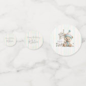 Pastel Teddy Bear Birthday  コンフェッティ (正面)