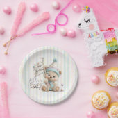 Pastel Teddy Bear Birthday  ペーパープレート (パーティー)