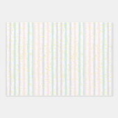 Pastel Teddy Bear Birthday  ラッピングペーパーシート (正面2)