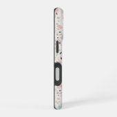 Pastel Terrazzo Speckle Pattern Case iPhone 16ケース (右側面)