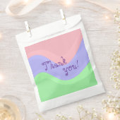 Pastel Thank You フェイバーバッグ (クリップ留めされた状態)