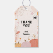 Pastel Thank You Halloween Favor ギフトタグ (正面)