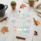 Pastel Thanksgiving Holiday Sticker Pack シール