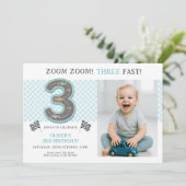 Pastel Three Fast Birthday Race 招待状 (スタンド正面)