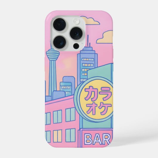 Pastel Tokyo Dreams 🌸🏙️ iPhoneケース (裏面)