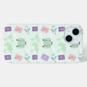 Pastel Travel Accessories Doodle iPhone Case – Cut Case-Mate iPhoneケース (裏面 (横))