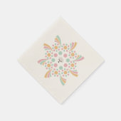 Pastel Tree of Life Mandala  スタンダードカクテルナプキン (角)