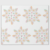 Pastel Tree of Life Mandala ラッピングペーパー (フラット)