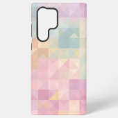Pastel Triangle Geometric Pattern Phone Case Samsung Galaxyケース (裏面)