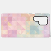 Pastel Triangle Geometric Pattern Phone Case Samsung Galaxyケース (裏面横)