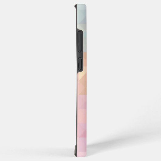 Pastel Triangle Geometric Pattern Phone Case Samsung Galaxyケース (右側面)