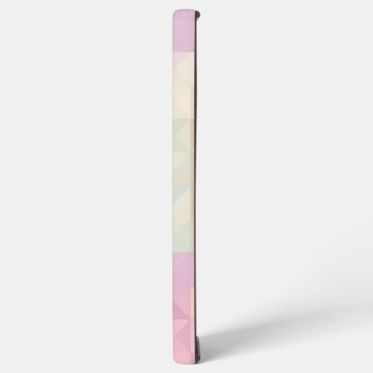 Pastel Triangle Geometric Pattern Phone Case Samsung Galaxyケース (左側面)