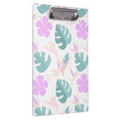 Pastel Tropical Floral Pattern クリップボード (右)