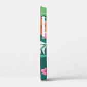 Pastel Tropical Leaves and Flowers Case-Mate iPhoneケース (裏面 / 左)