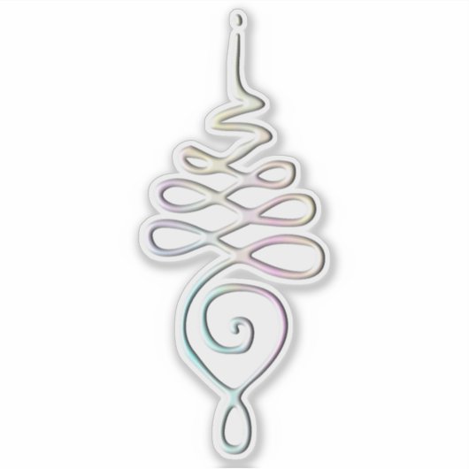 Pastel Unalome  シール (正面)