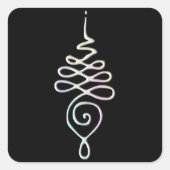 Pastel Unalome  スクエアシール (正面)