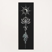 Pastel Unalome Group ヨガマット (正面)