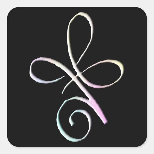 Pastel Unconditional Love スクエアシール (正面)