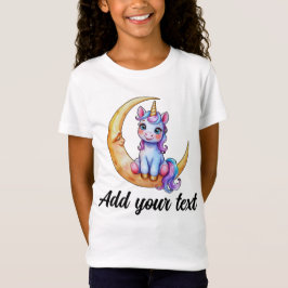 Pastel Unicorn Girls' Tee Tシャツ