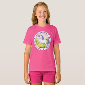 Pastel Unicorn Magical Custom Birthday  Tシャツ (正面フル)