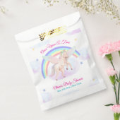 Pastel Unicorn Star Rainbow Fairytale Baby Shower  フェイバーバッグ (封をした状態)