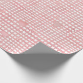 Pastel Valentine Gingham Wrapping Paper ラッピングペーパー (角)