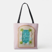 Pastel Vaporwave Pool Toast トートバッグ (裏面)