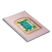 Pastel Vaporwave Pool Toast ノートブック (右側)