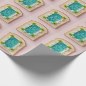 Pastel Vaporwave Pool Toast ラッピングペーパー (角)