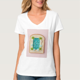 Pastel Vaporwave Pool Toast Tシャツ