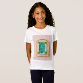 Pastel Vaporwave Pool Toast Tシャツ (正面フル)