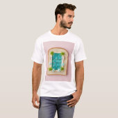 Pastel Vaporwave Pool Toast Tシャツ (正面フル)