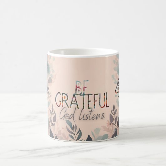 Pastel Vintage Blessings Mug コーヒーマグカップ (中央)