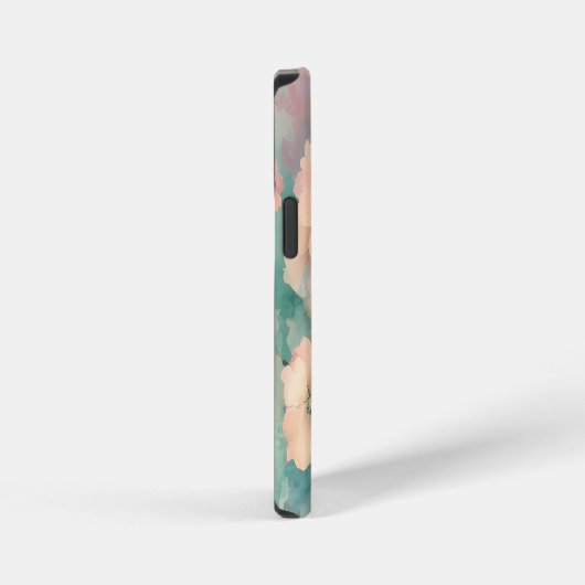 Pastel Vintages Roses  iPhoneケース (右側面)