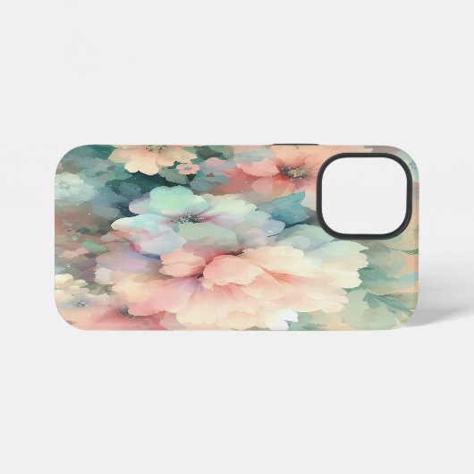 Pastel Vintages Roses  iPhoneケース (裏面横)