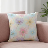 Pastel Watercolor Bloom クッション