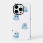 Pastel Watercolor Boo Ghost iPhone Case iPhoneケース (裏面)