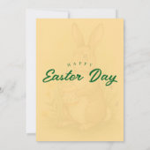 Pastel Watercolor Bunny Easter Egg Hunt Brunch  招待状 (裏面)