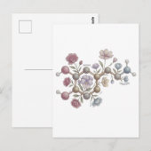 Pastel Watercolor Dopamine Molecule Neurodivregent ポストカード (正面/裏面)