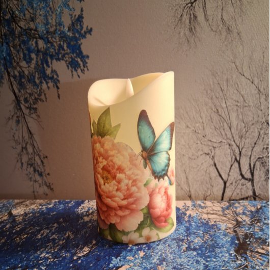 Pastel Watercolor Florals & Butterflies Decoupage 薄葉紙