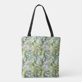 Pastel Watercolor Meadow Tote トートバッグ (裏面)