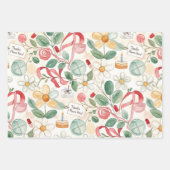 Pastel Watercolor Pharmacy Thanks Pharm Hero ラッピングペーパーシート (正面3)