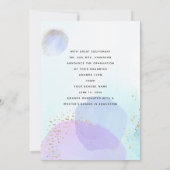 Pastel Watercolor Photo Graduation Announcement 招待状 (裏面)