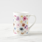 Pastel Watercolour Floral  ボーンチャイナマグカップ (右)