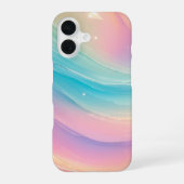 Pastel Wave - Dreamy Gradient Phone Case iPhone 16ケース (裏面)