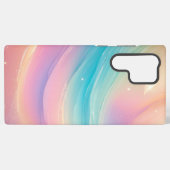 Pastel Wave - Dreamy Gradient Phone Case Samsung Galaxyケース (裏面横)