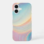Pastel Waves Dreamy Gradient Art Phone Case iPhone 16ケース (裏面)